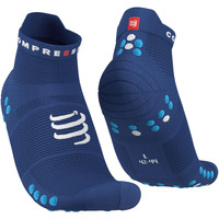 Unterwäsche Sportstrümpfe Compressport Pro Racing Socks v4.0 Run Low Blau