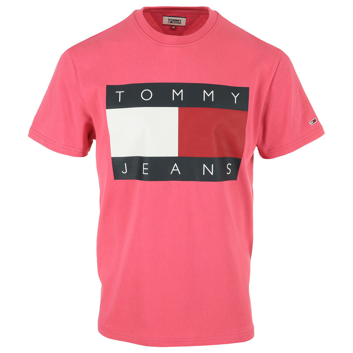 Kleidung Herren T-Shirts Tommy Hilfiger Tommy Flag Tee Rosa