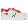 Schuhe Herren Sneaker Low Lacoste L005 Weiss / Rot / Schwarz