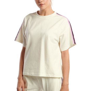 Kleidung Damen Tops / Blusen Lisca T-Shirt mit kurzen Ärmeln Retromania  Cheek Weiss