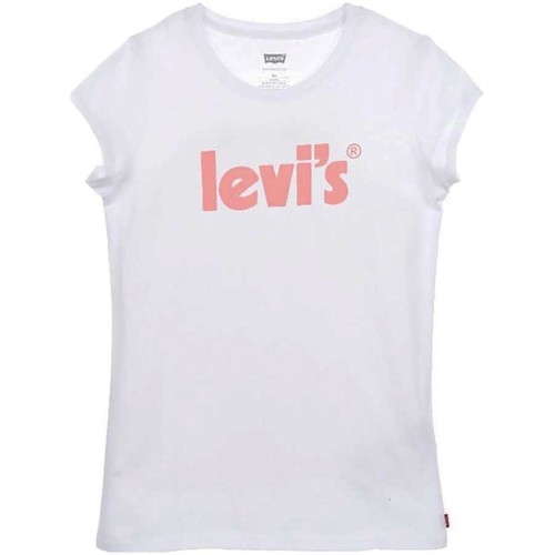 Kleidung Mädchen T-Shirts & Poloshirts Levi's  Weiss