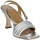 Schuhe Damen Sandalen / Sandaletten Paola Ferri D7734 Silbern
