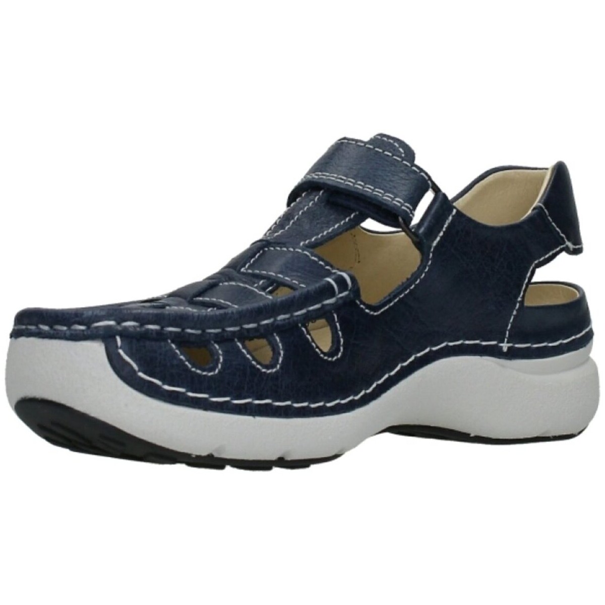 Schuhe Damen Sandalen / Sandaletten Wolky Sandaletten blue (dunkel) 07204-35-800 Rolling Sun Blau