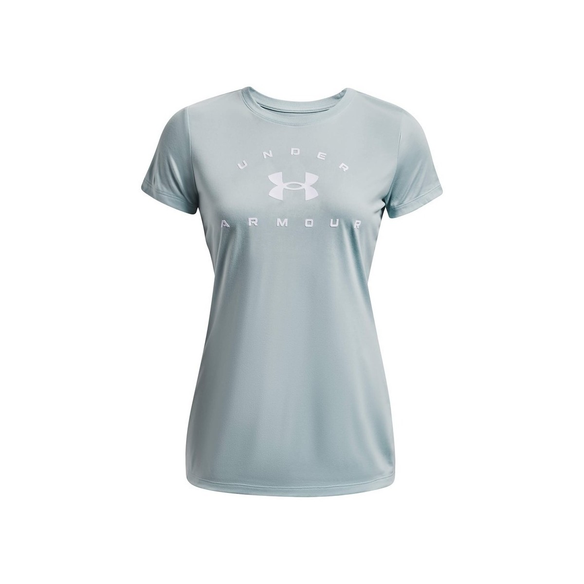 Kleidung Damen T-Shirts Under Armour Tech Solid Logo Arch Grau