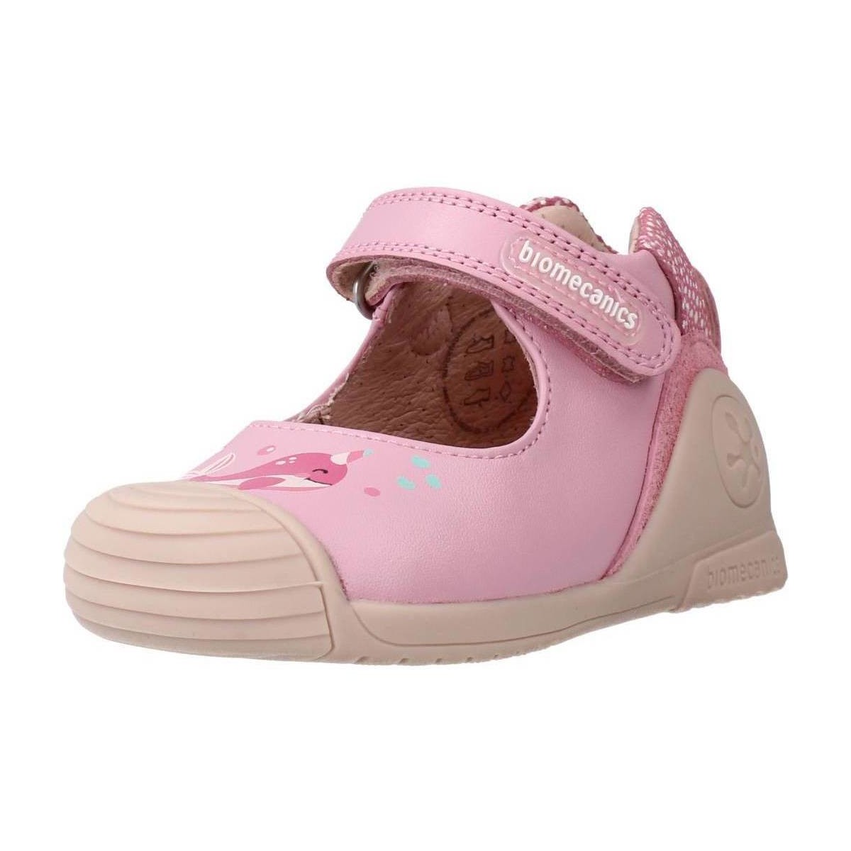 Schuhe Mädchen Derby-Schuhe & Richelieu Biomecanics 222108B Rosa