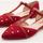 Schuhe Damen Ballerinas Zabba Difference  Rot