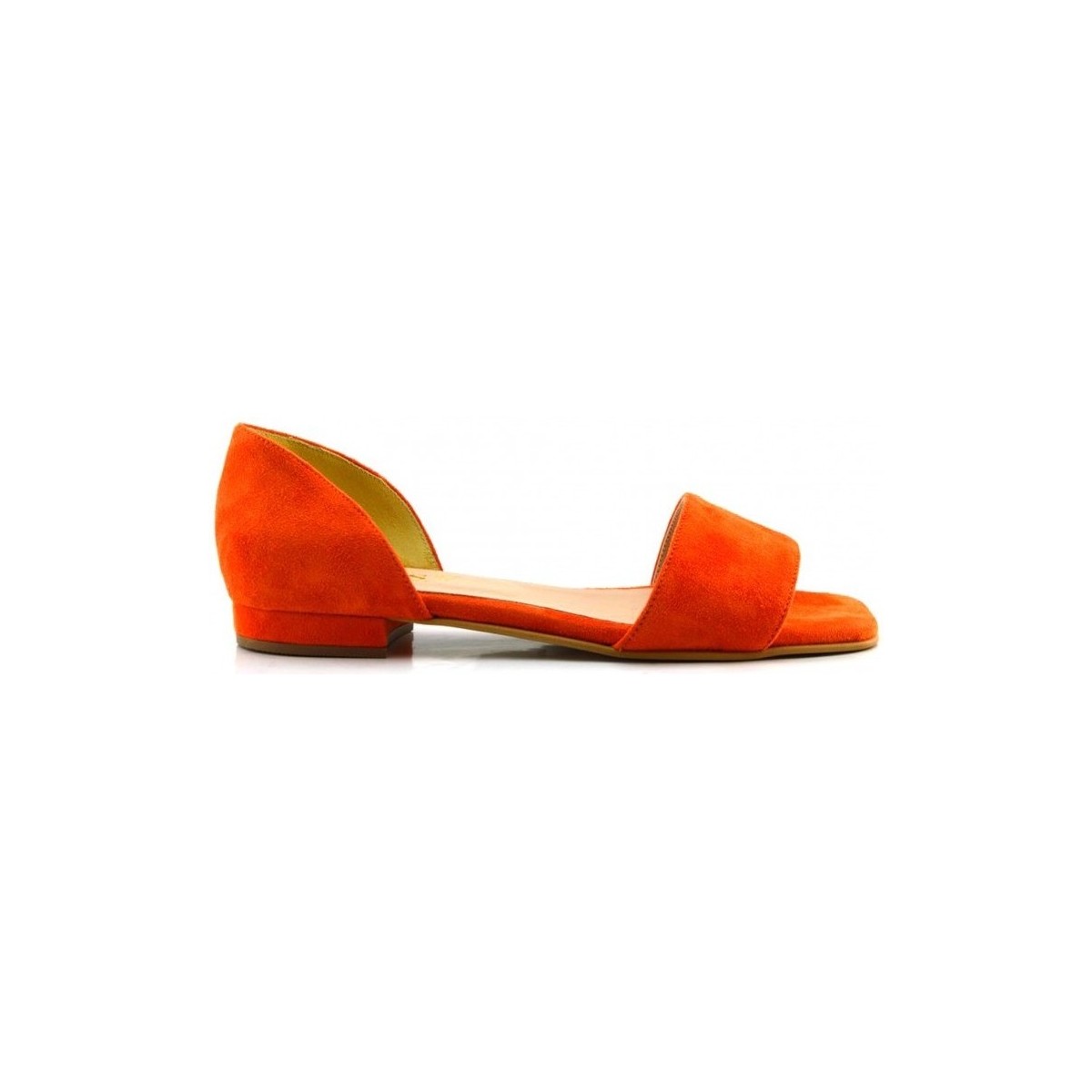 Schuhe Damen Ballerinas Lussy Fiore 8056 arancio Orange