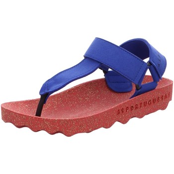 Schuhe Damen Zehensandalen Asportuguesas Sandaletten P018077002 blau