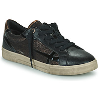Schuhe Damen Sneaker Low Tamaris 23607 Schwarz / Gold