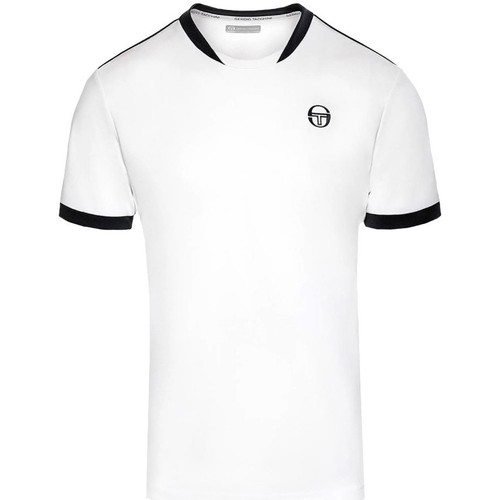 Kleidung Jungen T-Shirts & Poloshirts Sergio Tacchini 36847-000 Weiss