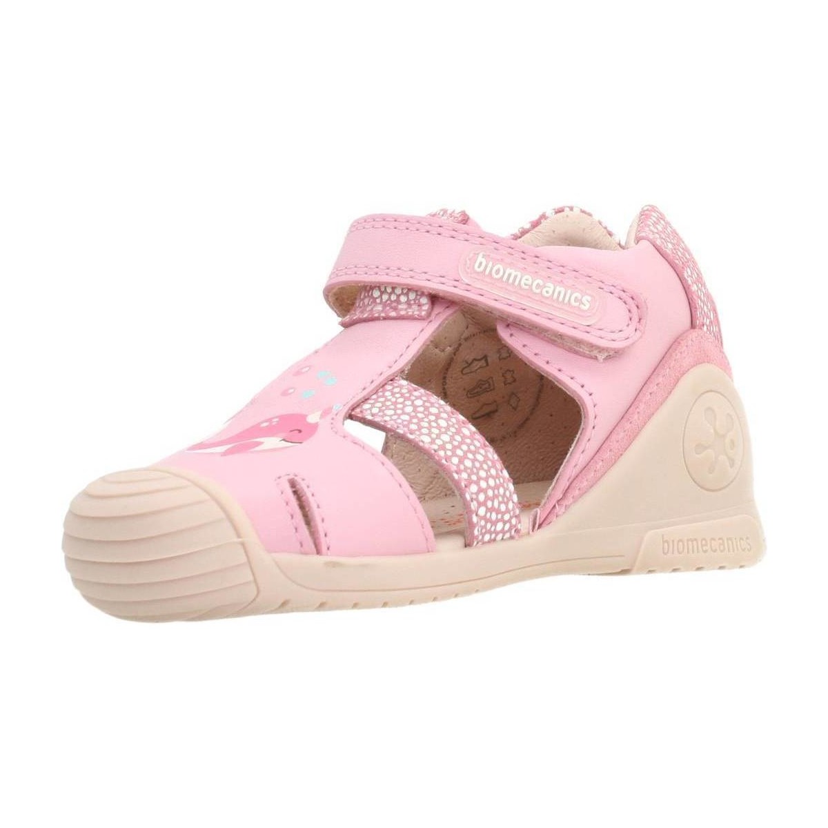 Schuhe Mädchen Sandalen / Sandaletten Biomecanics 222109B Rosa