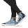 Schuhe Damen Sneaker High Desigual BETA TRAVEL PATCH Blau