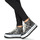 Schuhe Damen Sneaker High Desigual SHOES CRUSH ARTE Schwarz / Weiss