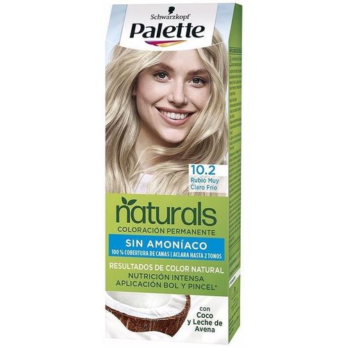 Beauty Damen Haarfärbung Palette Natural Tinte 10.2-rubio Muy Claro Frío 