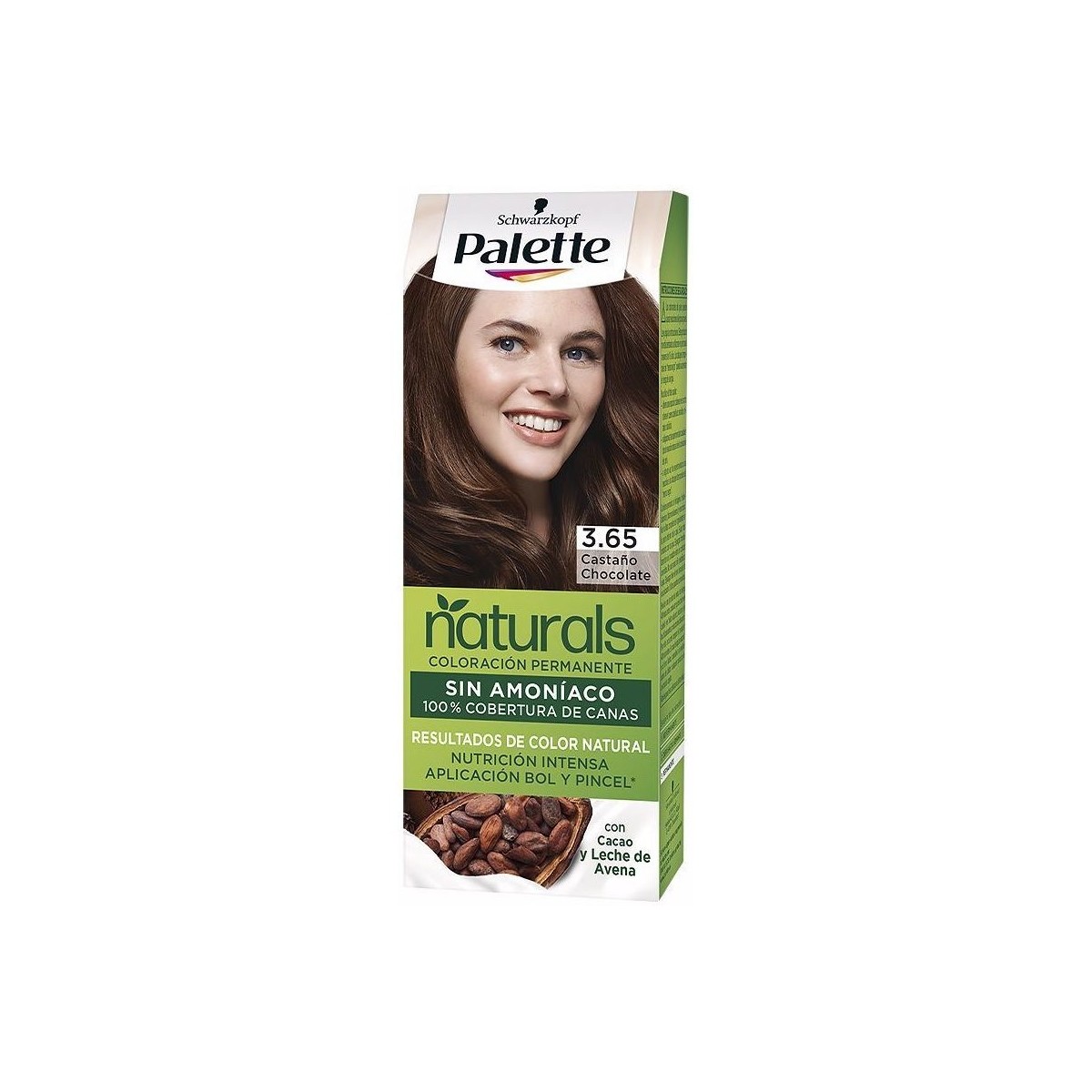 Beauty Damen Haarfärbung Palette Natural Tinte 3.65-castaño Chocolate 