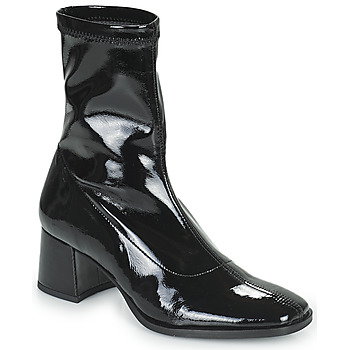 Schuhe Damen Low Boots Myma 5897-MY-STRECH-VERNIS Schwarz