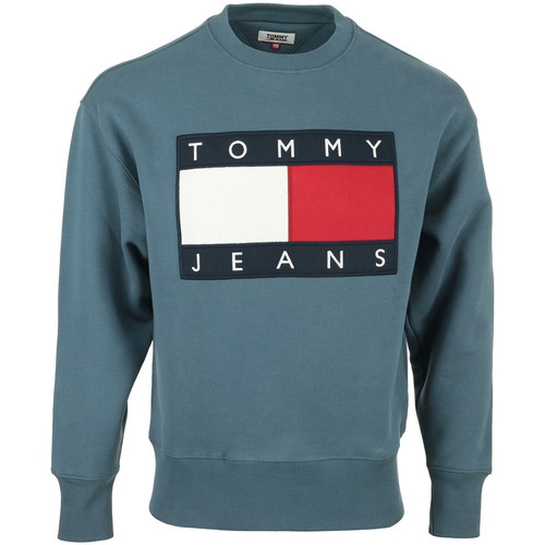 Kleidung Herren Sweatshirts Tommy Hilfiger Tommy Flag Crew Blau