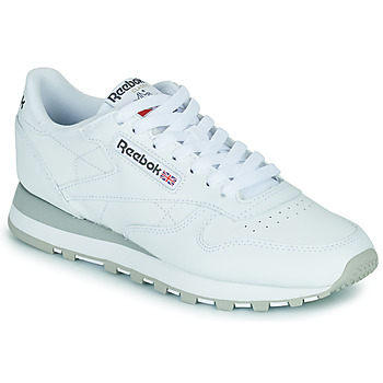 Schuhe Sneaker Low Reebok Classic CLASSIC LEATHER Weiss / Grau