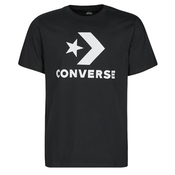 Kleidung T-Shirts Converse GO-TO STAR CHEVRON TEE Schwarz