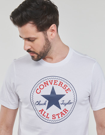 Converse GO-TO CHUCK TAYLOR CLASSIC PATCH TEE Weiss
