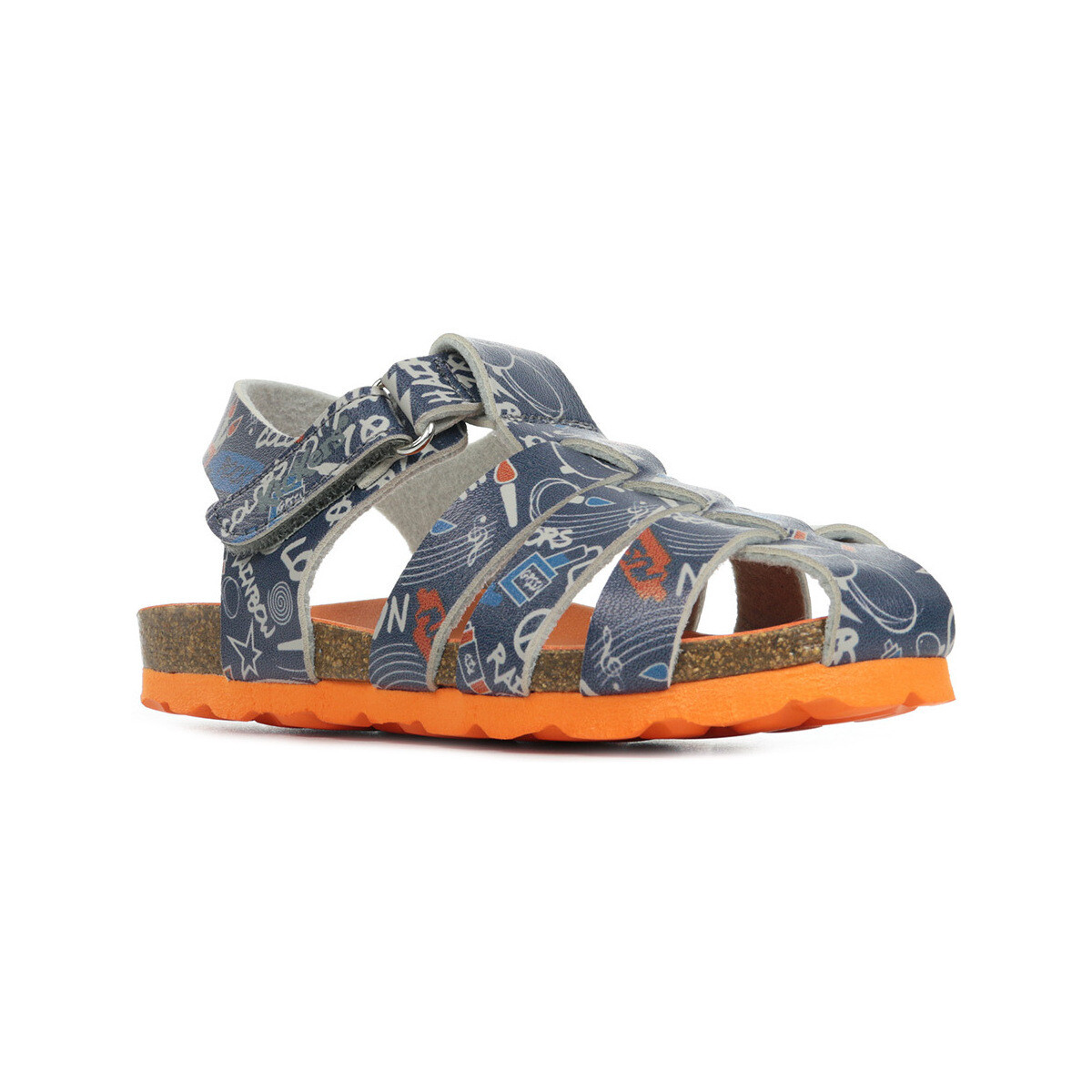 Schuhe Kinder Sandalen / Sandaletten Kickers Summertan Blau