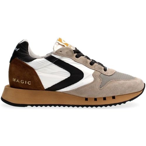 Schuhe Herren Sneaker Valsport MAGIC RUN 28 - VM1594M-WHITE/GREY/BROWN Weiss