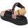 Schuhe Damen Wanderschuhe Woden Sandaletten Line WL926-517 Violett