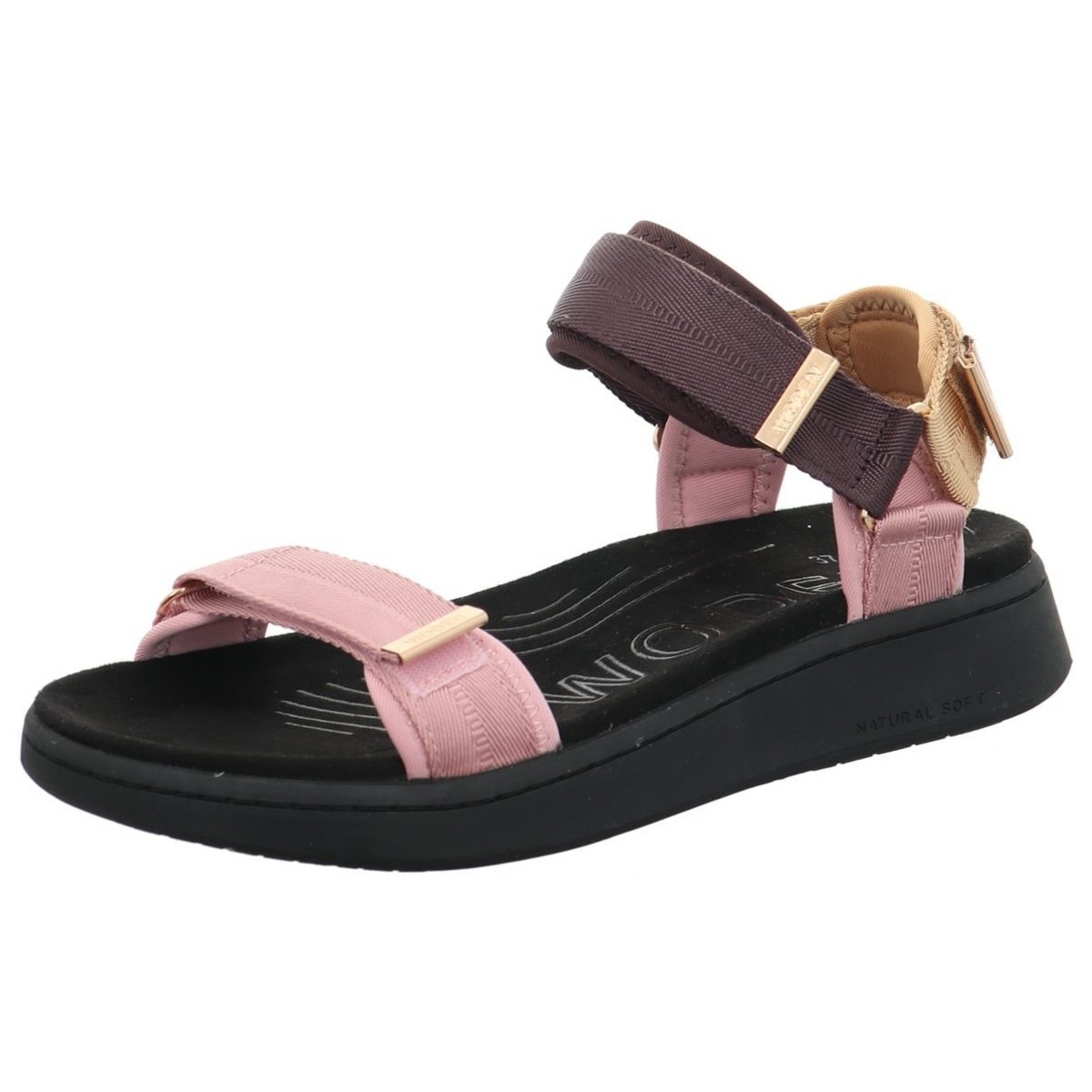 Schuhe Damen Wanderschuhe Woden Sandaletten Line WL926-517 Violett