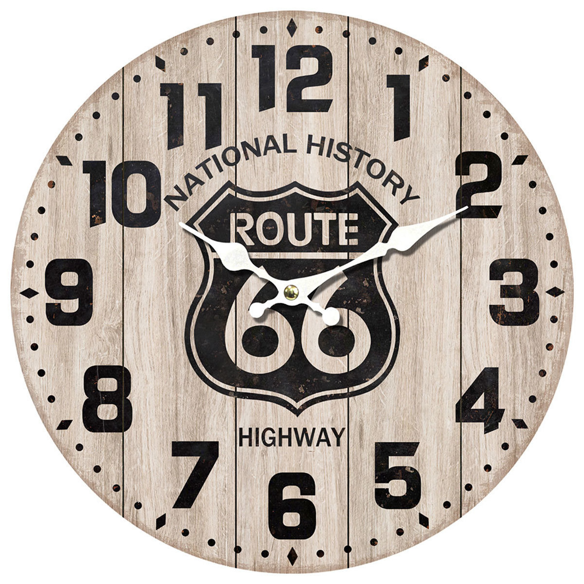 Home Uhren Signes Grimalt Route Wanduhr 66 Braun