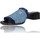 Schuhe Damen Sandalen / Sandaletten Luis Gonzalo Geflochtener Lederclog für Damen von  5292M Blau
