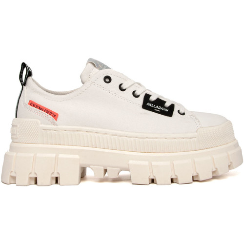 Schuhe Damen Sneaker Palladium REVOLT-LO-TX-97243-WHT Weiss