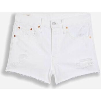 Kleidung Damen Shorts / Bermudas Levi's 56327 0243 - 501 SHORT-EVERYTHINGS FINE SHORT Weiss