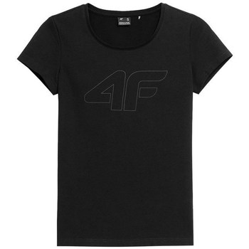 Kleidung Damen T-Shirts 4F TSD353 Schwarz