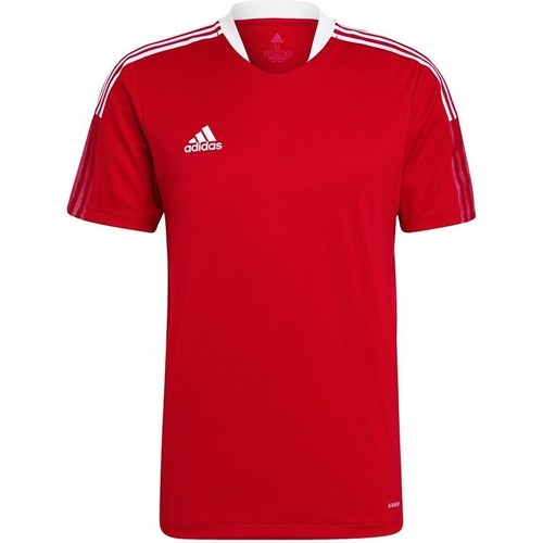 Kleidung Herren T-Shirts adidas Originals Tiro 21 Rot