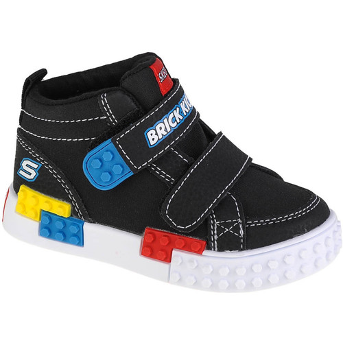Schuhe Jungen Sneaker Low Skechers Kool Bricks-Lil Constructor Schwarz