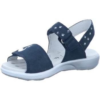 Schuhe Mädchen Sandalen / Sandaletten Superfit Schuhe Sandale Leder \ EMILY 1-006134-8000 Blau