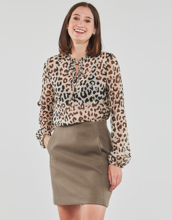 Kleidung Damen Tops / Blusen Noisy May NMVALERY Leopard