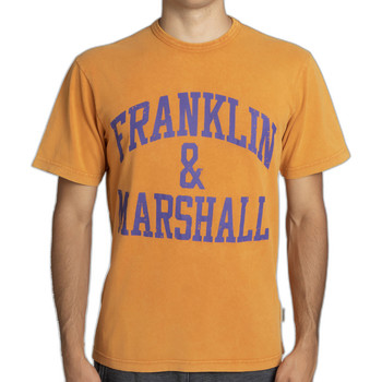 Kleidung Herren T-Shirts Franklin & Marshall T-shirt à manches courtes Orange