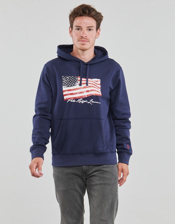 Kleidung Herren Sweatshirts Polo Ralph Lauren K223SS03-LSPOHOODM2-LONG SLEEVE-SWEATSHIRT Marine / Newport / Navy