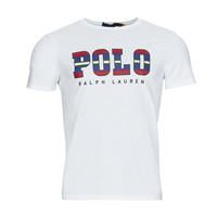 Kleidung Herren T-Shirts Polo Ralph Lauren G223SC41-SSCNCMSLM1-SHORT SLEEVE-T-SHIRT Weiss / Weiss