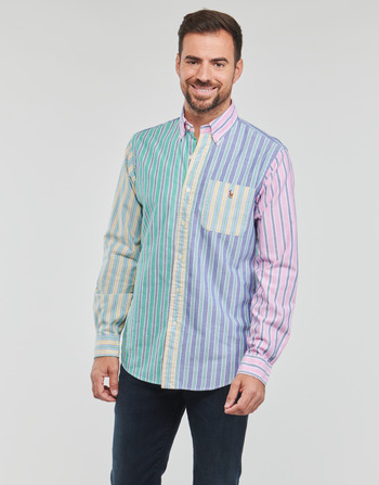 Kleidung Herren Langärmelige Hemden Polo Ralph Lauren Z224SC31-CUBDPPPKS-LONG SLEEVE-SPORT SHIRT Multicolor