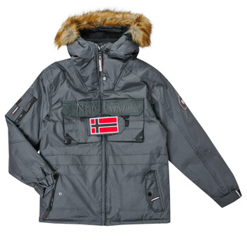 Kleidung Jungen Parkas Geographical Norway BENCH Grau
