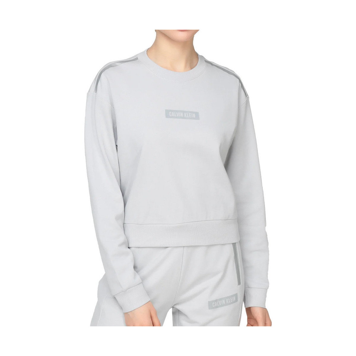 Kleidung Damen Sweatshirts Calvin Klein Jeans 00GWS1W302 Grau