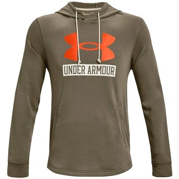 Kleidung Herren Sweatshirts Under Armour Rival Terry Logo Hoodie Beige