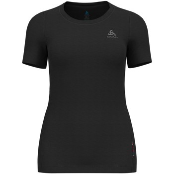Kleidung Damen T-Shirts Odlo Sport BL TOP Crew neck s/s MERINO 20 black - black 110821-15001 Other