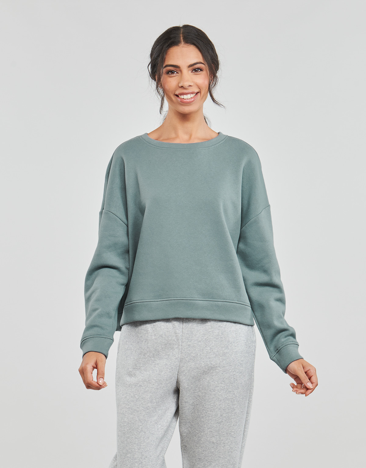 Kleidung Damen Sweatshirts Pieces PCCHILLI LS SWEAT Grün
