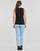 Kleidung Damen Pullover Vila VIRIL KNIT RIB V-NECK S/L VEST Schwarz
