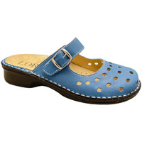 Schuhe Damen Pantoffel Calzaturificio Loren LOM2917blu Blau
