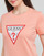 Kleidung Damen T-Shirts Guess SS CN ORIGINAL TEE Rosa
