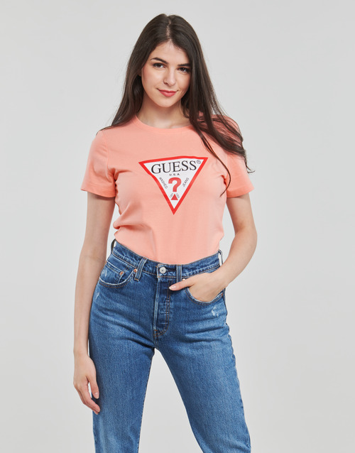 Guess SS CN ORIGINAL TEE Rosa